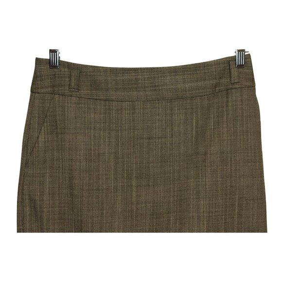 Banana Republic Women’s Size 6 Tan Wool Blend Lined Pencil Skirt Stretch - Picture 3 of 9